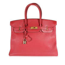 Load image into Gallery viewer, Rouge Grenat Clemence Birkin 35 GHW