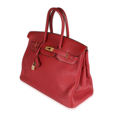 Load image into Gallery viewer, Rouge Grenat Clemence Birkin 35 GHW