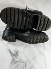 Load image into Gallery viewer, Chanel Black Quilted Leather Bravo Combat Boots