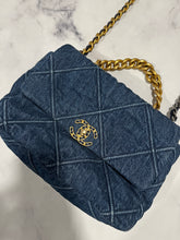 Load image into Gallery viewer, Chanel 20S Denim 19 Large Crossbody Bag