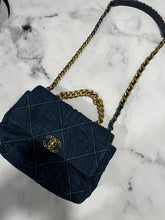 Load image into Gallery viewer, Chanel 20S Denim 19 Large Crossbody Bag