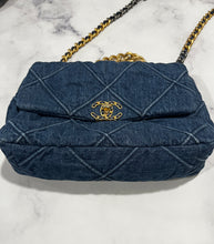 Load image into Gallery viewer, Chanel 20S Denim 19 Large Crossbody Bag