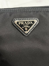 Load image into Gallery viewer, Prada Black Nylon Large Cosmetic Bag