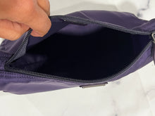Load image into Gallery viewer, Prada Purple Nylon Large Cosmetic Bag