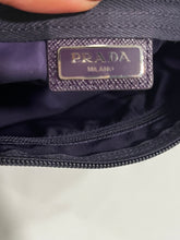 Load image into Gallery viewer, Prada Purple Nylon Large Cosmetic Bag