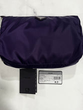 Load image into Gallery viewer, Prada Purple Nylon Large Cosmetic Bag