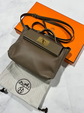 Load image into Gallery viewer, Hermes 24/24 Etoupe Evercolor Swift Mini Crossbody Bag