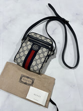 Load image into Gallery viewer, Gucci Ophidia Blue Small Messenger Crossbody Bag