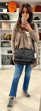 Load image into Gallery viewer, Saint Laurent YSL Black Nylon Unisex Niki Messenger Bag