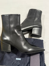 Load image into Gallery viewer, Prada Black Leather Pointy Toe Booties