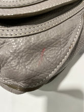 Load image into Gallery viewer, Chloe Marcie Gray Leather Top Handle Crossbody Handbag