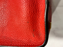 Load image into Gallery viewer, Celine Red Mini Luggage Leather Top Handle Handbag