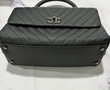 Load image into Gallery viewer, Chanel Charcoal Gray Coco Handle Flap BagCrossbody Bag
