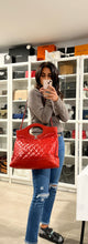Load image into Gallery viewer, Chanel 31 Red Large Crossbody Shopping Handbag