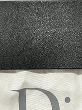Load image into Gallery viewer, Dior Black Leather D Buckle Belt