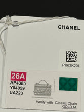 Load image into Gallery viewer, Chanel 26 Green Slim Vanity Bag