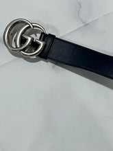 Load image into Gallery viewer, Gucci Navy Leather Belt