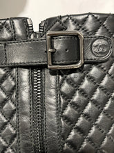 Load image into Gallery viewer, Chanel Black Moto Boots