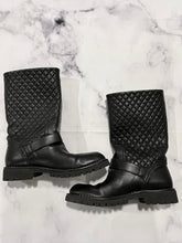 Load image into Gallery viewer, Chanel Black Moto Boots