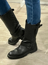 Load image into Gallery viewer, Chanel Black Moto Boots