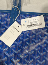 Load image into Gallery viewer, Goyard St Louis PM Blue Tote Handbag