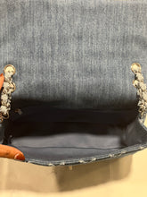 Load image into Gallery viewer, Chanel 20P Frayed Denim Flap Crossbody Shoulder Bag