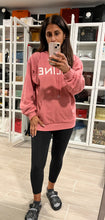 Load image into Gallery viewer, Celine Cotton Fleece Vintage Pink/White Sweatshirt