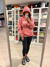 Load image into Gallery viewer, Celine Cotton Fleece Vintage Pink/White Sweatshirt
