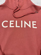 Load image into Gallery viewer, Celine Cotton Fleece Vintage Pink/White Sweatshirt