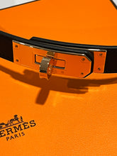 Load image into Gallery viewer, Hermes Kelly Black Leather Belt