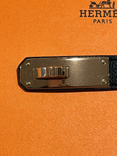 Load image into Gallery viewer, Hermes Kelly Black Leather Belt