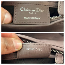Load image into Gallery viewer, Dior Taupe Lambskin Medium Lady Dior Bag