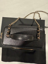 Load image into Gallery viewer, Chanel Black Caviar Top Handle Vanity