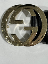Load image into Gallery viewer, Gucci Black GG Leather Belt