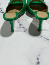 Load image into Gallery viewer, Bottega Veneta Green Slip On Sandals