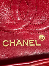 Load image into Gallery viewer, Chanel Classic Red Lambskin Double Flap Small Handbag
