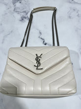 Load image into Gallery viewer, Saint Laurent YSL Small Lou Lou Ivory Bag