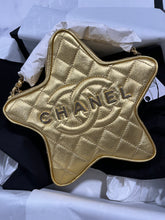 Load image into Gallery viewer, Chanel Runway Star Metallic Gold Crossbody Bag