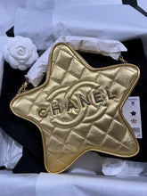 Load image into Gallery viewer, Chanel Runway Star Metallic Gold Crossbody Bag