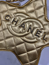 Load image into Gallery viewer, Chanel Runway Star Metallic Gold Crossbody Bag