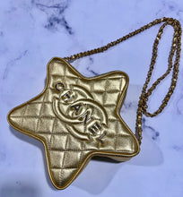 Load image into Gallery viewer, Chanel Runway Star Metallic Gold Crossbody Bag