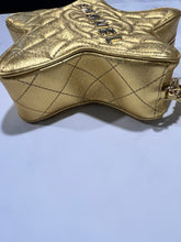 Load image into Gallery viewer, Chanel Runway Star Metallic Gold Crossbody Bag