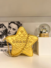 Load image into Gallery viewer, Chanel Runway Star Metallic Gold Crossbody Bag