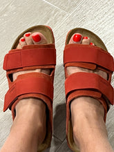 Load image into Gallery viewer, Birkenstock Uji Red Suede