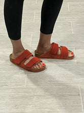 Load image into Gallery viewer, Birkenstock Uji Red Suede