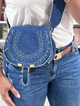 Load image into Gallery viewer, Chloe Denim Small Marcie Saddlebag Crossbody