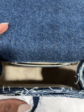 Load image into Gallery viewer, Chloe Denim Small Marcie Saddlebag Crossbody