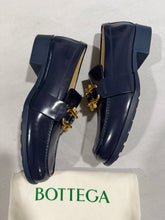 Load image into Gallery viewer, Bottega Veneta Blue Leather Loafers