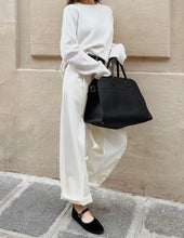 Load image into Gallery viewer, The Row Margaux 15 Pebbled Leather Handbag