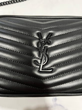 Load image into Gallery viewer, Saint Laurent YSL Black Lou Mini Crossbody Bag